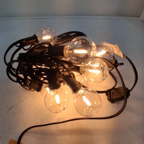 BRIGHTOWN PATIO STRING LIGHTS - 25FT - BLACK (MODEL: GYPC-012LAC) image 2