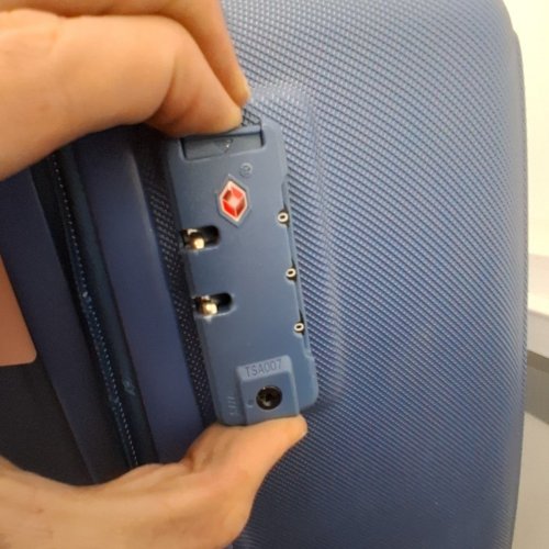 3PC IMGADGETS LIGHTWEIGHT & DURABLE ABS POLYCARBONATE GO LUGGAGE SET - ASSORTED SIZE - BLUE image 4