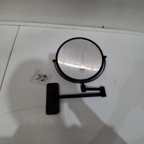 WALL-MOUNTED HAIRDRESSING MIRROR - BLACK image 2