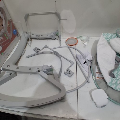 INGENUITY KEEP COZY 3-IN-1 GROW WITH ME VIBRATING BABY BOUNCER SEAT & ROCKER - 6-40LBS - WEAVER (MODEL: 8731) image 4