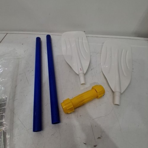 3PC PELICAN SPORT KID SIZE KAYAK PADDLE - WHITE/ BLUE image 2
