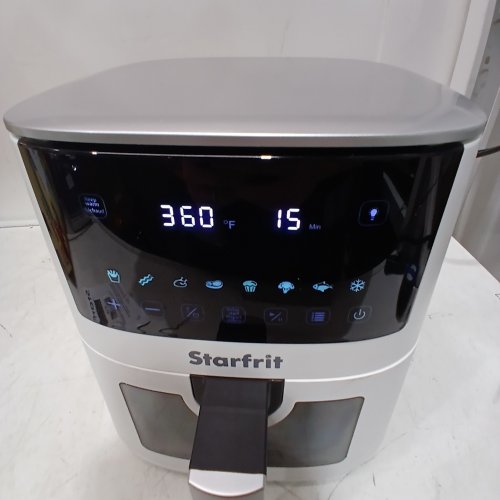 STARFRIT DIGITAL DISPLAY AIR FRYER WITH 8 PRESETS - 1400W - 4.4QT - WHITE (MODEL: 024609/AF35D03) image 2
