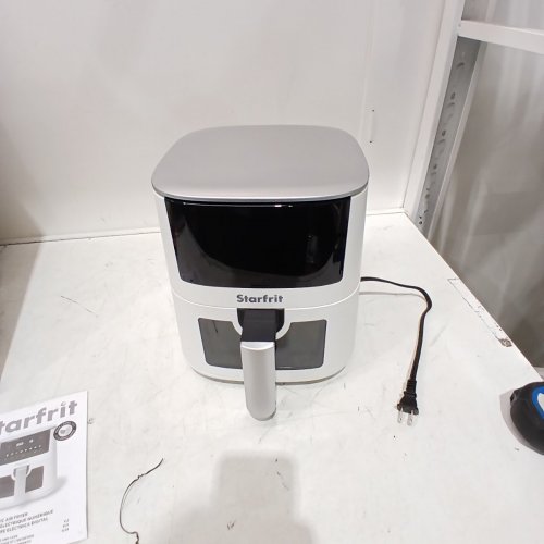 STARFRIT DIGITAL DISPLAY AIR FRYER WITH 8 PRESETS - 1400W - 4.4QT - WHITE (MODEL: 024609/AF35D03) image 3
