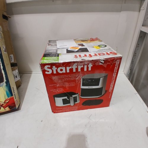 STARFRIT DIGITAL DISPLAY AIR FRYER WITH 8 PRESETS - 1400W - 4.4QT - WHITE (MODEL: 024609/AF35D03) image 5