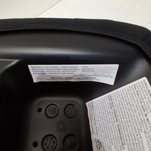 DIONO SOLANA NO LATCH BACKLESS BOOSTER CAR SEATS WITH CUPHOLDERS AND REMOVABLE WASHABLE COVERS - FOR KIDS 40-120LBS - CHARCOAL BLACK - (MODEL: 32060-NA-01) image 2