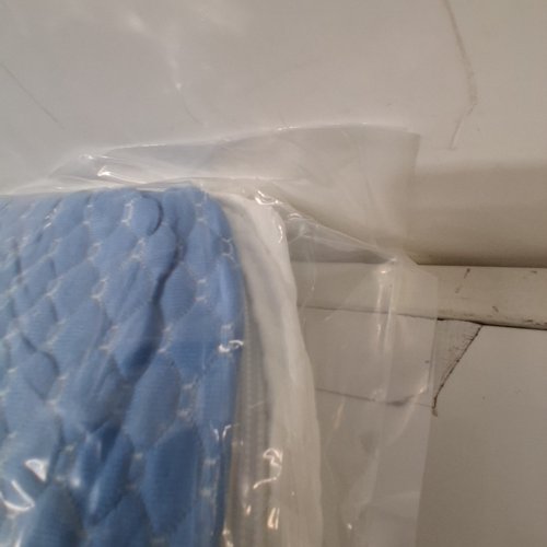PARELER BEAR 2-STAGE DUAL SIDED WATERPROOF MATTRESS - 52"X27.5" - WHITE/BLUE image 4