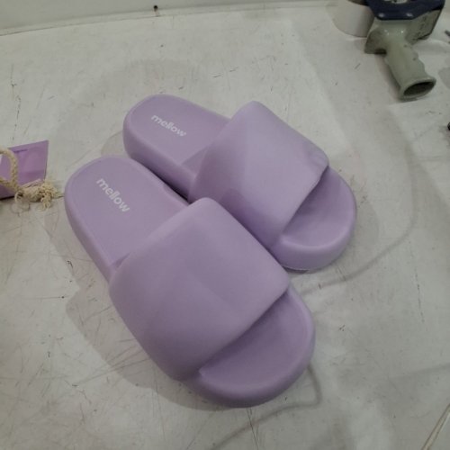 UNISEX MELLOW SOFT DREAM SLIDES - WOMEN'S 9-10, MEN'S 8-9 - PURPLE image 2