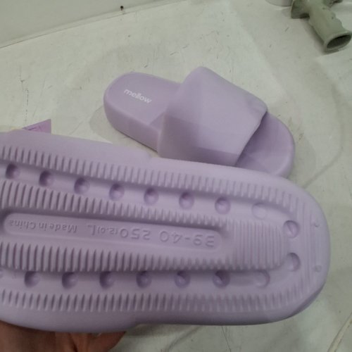 UNISEX MELLOW SOFT DREAM SLIDES - WOMEN'S 9-10, MEN'S 8-9 - PURPLE image 3