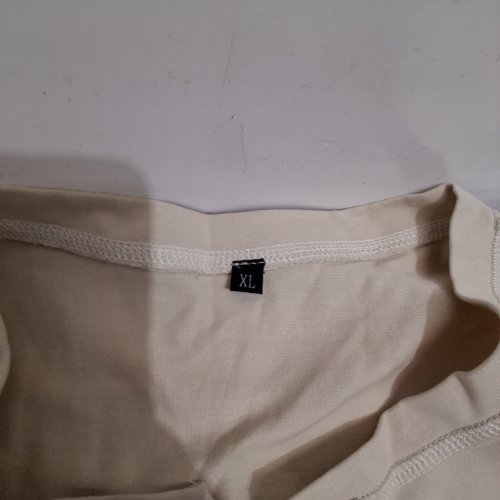 MEN'S SHORT SLEEVE SHIRT - EXTRA LARGE - BEIGE image 2