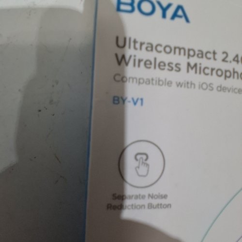 BOYA ULTRACOMPACT WIRELESS MICROPHONE SYSTEM - BLACK (MODEL: BY-V1) image 3
