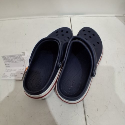 adult CROCS UNISEX CLOG CLOG BAYABAND - SIZE 11 WOMENS / 9 MENS - NAVY BLUE image 3