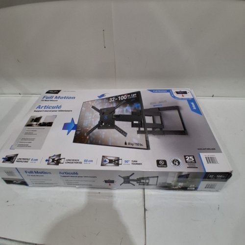 AVF FULL MOTION TV WALL MOUNT FOR 32" TO 100" TVS - 150LBS CAP - BLACK (MODEL: CXL65-F/8782021) image 4