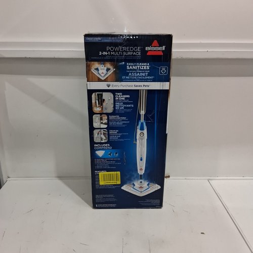 BISSELL 2078C POWEREDGE 2-IN-1 STEAM MOP, WHITE/BLUE image 5