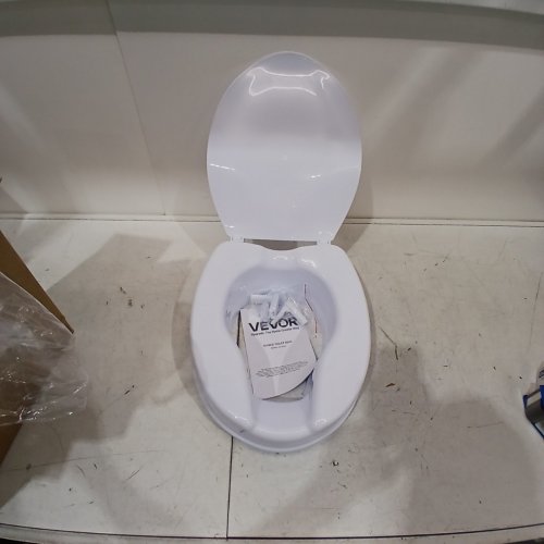 RAISED TOILET SEAT RISER - 4" RAISED - WHITE - (MODEL: FBL760600) image 2