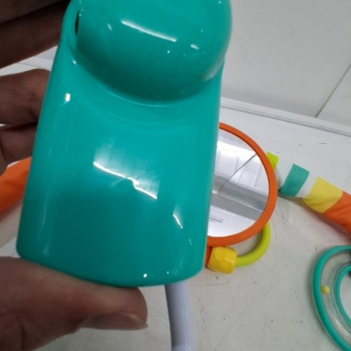 BABY BRIGHT STARTS NO SLIP BOUNCER SOOTHING VIBRATIONS INFANT SEAT - RAINFOREST VIBES - MULTICOLOUR - (MODEL: 12227-ES) image 3