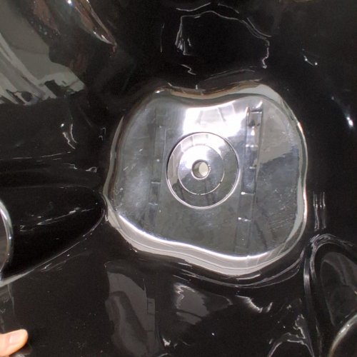 SHAMPOO BASIN FOR HAIRDRESSER'S AND STYLISTS, ABS PLASTIC SALON HAIR WASHNG SINK, BLACK (MODEL: WL-U5603) image 5