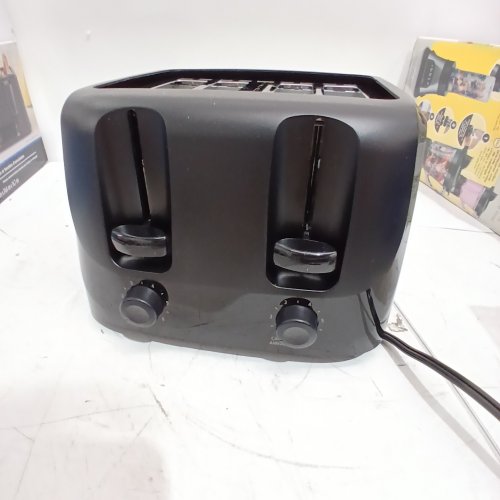 MAINSTAYS 4-SLICE 6 SETTINGS TOASTER - BLACK (MODEL:MSF0BK100017875) image 2