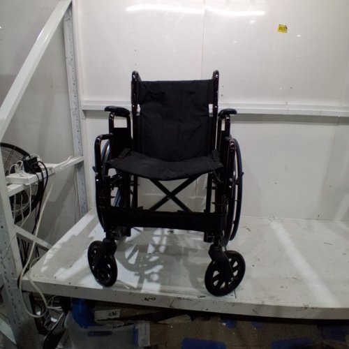 DRIVE REBEL 18" LIGHTWEIGHT WHEELCHAIR - DARK RED (RTLREB18DDA-SF) image 2