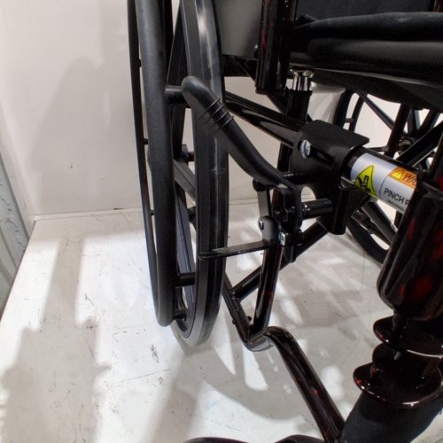 DRIVE REBEL 18" LIGHTWEIGHT WHEELCHAIR - DARK RED (RTLREB18DDA-SF) image 4