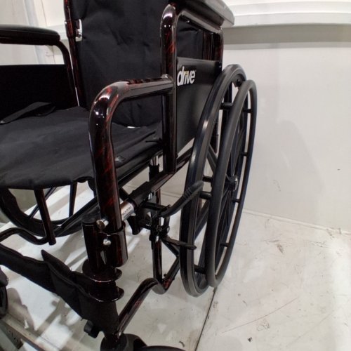 DRIVE REBEL 18" LIGHTWEIGHT WHEELCHAIR - DARK RED (RTLREB18DDA-SF) image 5