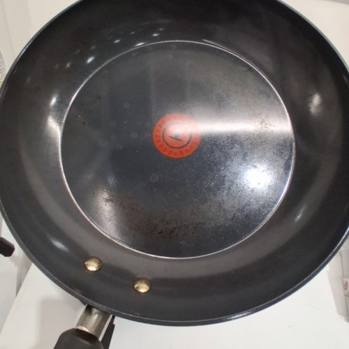 3PC T-FAL CERAMIC NON-STICK SKILLET - 8" -11" - BLACK image 4