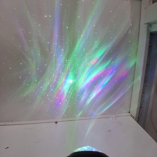 TANBABY AURORA STARRY NIGHT PROJECTOR 2 IN 1 GALAXY PROJECTOR WITH BLUETOOTH SPEAKER AND REMOTE - BLACK (HJ-XKD09_ image 2