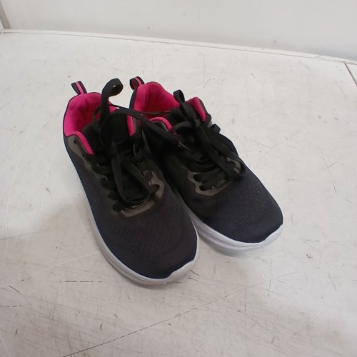 WOMEN'S ATHLETIC WORKS MEMORY FOAM ATHLETIC SHOES - SIZE 6 - BLACK, PINK AND WHITE image 5