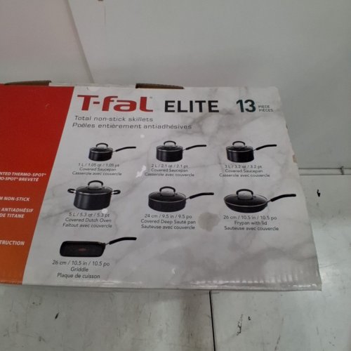 13PC TIFAL ELITE NON-STICK COOKWARE SET (MODEL: 1497564) image 7