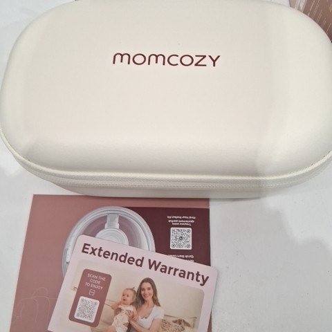 MOMCOZY M5 SMART WEARABLE BREAST PUMPS WITH APP CONTROL - WHITE (MODEL: BP380) image 3