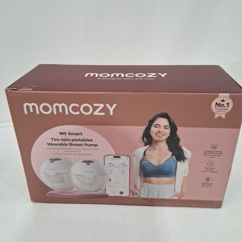 MOMCOZY M5 SMART WEARABLE BREAST PUMPS WITH APP CONTROL - WHITE (MODEL: BP380) image 8