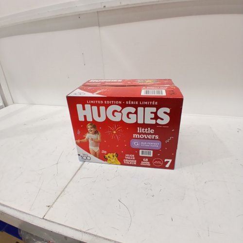 68PK HUGGIES LITTLE MOVERS OUTSTANDING ACTIVE FIT - SIZE 7 - DISNEY image 2