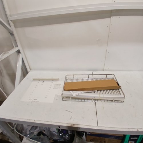 DPZM EXPANDABLE PULL OUT CABINET ORGANIZER - 17.1-28" X 22.5" X 3" - STAINLESS STEEL image 3