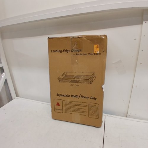 DPZM EXPANDABLE PULL OUT CABINET ORGANIZER - 17.1-28" X 22.5" X 3" - STAINLESS STEEL image 5