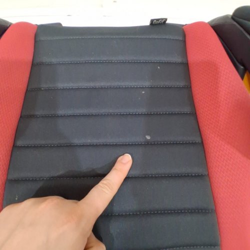CHICCO GOFIT BELT-POSITIONING BACKLESS BOOSTER - 40-110LBS MAX - RED/BLACK (MODEL: 7976492) image 3