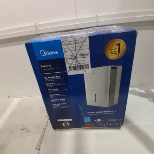 MIDEA EASYDRY DEHUMIDIFIER WITH DIGITAL DISPLAY - 1500SQ.FT. COVERAGE - WHITE (MODEL: MAD22C1AWS) image 10