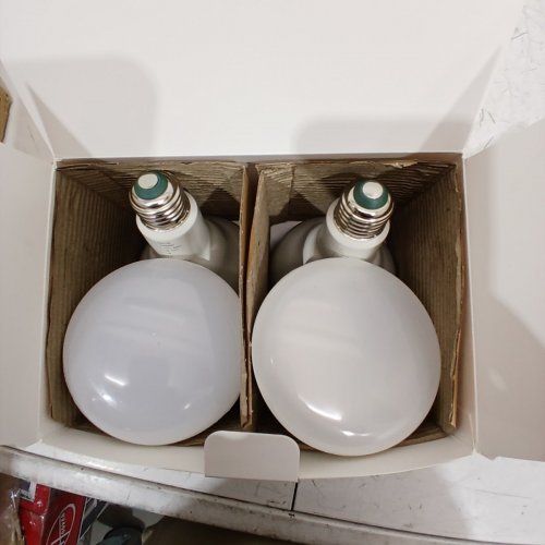 4PK LUMINUS DIMMABLE LED BR30 LIGHT BULBS - 12W 850LM 3000K - WHITE (MODEL: PLZ5043T3) image 4