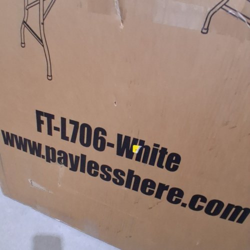 PAYLESSHERE PORTABLE FOLDABLE PICNIC TABLE - 6FT - WHITE (MODEL: FT-L706-WHITE) image 5
