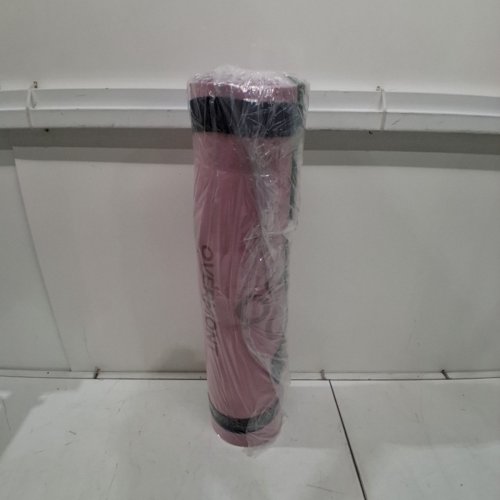 OVERMONT TPE YOGA MAT 1/3" EXTRA THICK EXERCISE MAT NON-SLIP - 72" X 24" - PINK/BLUE image 4