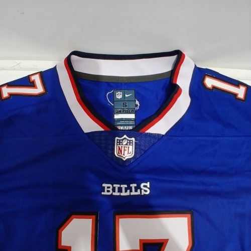 MEN'S NIKE NFL OFFICIAL APPAREL BUFFALO BILLS LEGEND JOSH ALLEN #17 JERSEY - SMALL - BLUE image 4