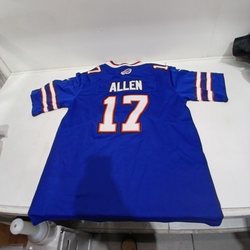 MEN'S NIKE NFL OFFICIAL APPAREL BUFFALO BILLS LEGEND JOSH ALLEN #17 JERSEY - SMALL - BLUE image 5