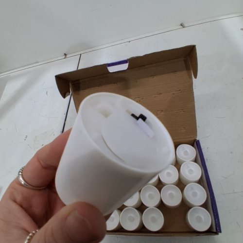 24PK VINMOSO FLAMELESS LED VOTIVE CANDLES - WHITE image 3