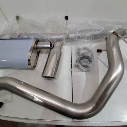 DNA MOTORING STAINLESS STEEL CATBACK EXHAUST SYSTEM FOR SELECTED MODELS - SILVER (MODEL: CBE-CS09-4853L-4DR) image 5