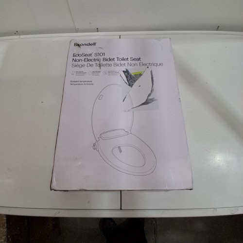 BRONDELL SWASH ECOSEAT NON-ELECTRIC SLOW-CLOSE BIDET TOILET SEAT - ELONGATED - WHITE (MODEL: CANS101 EW) image 4