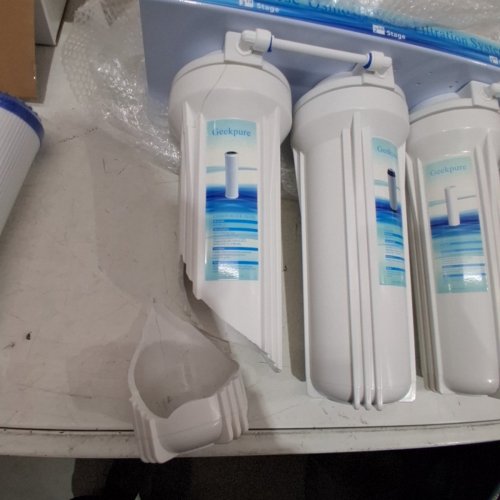 GEEKPURE 5-STAGE REVERSE OSMOSIS DRINKING WATER FILTRATION SYSTEM WITH 7 EXTRA FILTERS - WHITE (MODEL: RO5) image 3