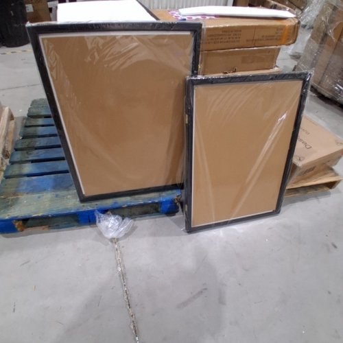 2PK WOODEN JERSEY FRAME DISPLAY CASE - 98% UV ORITECTION -31" X 23" - BLACK image 4