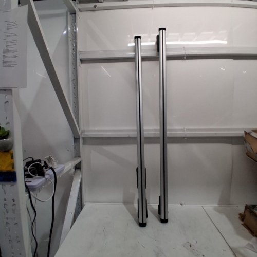 2PK MAXXHAUL ALUMINUM ROOF TOP CROSS BAR - 52" - 150LBS - SILVER/BLACK (MODEL: 50220) image 2