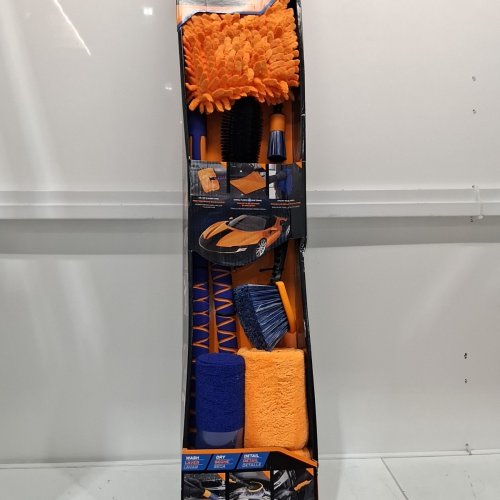 6PC RED STAR PLATINUM CAR WASH KIT - BLUE/ORANGE (MODEL : 2885770) image 3