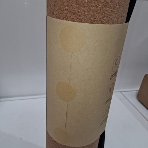 SCORIA CORK & NATURAL RUBBER YOGA MAT - 6.0 MM - 72" X 26" (STYLE: X-THICK MAT) image 2