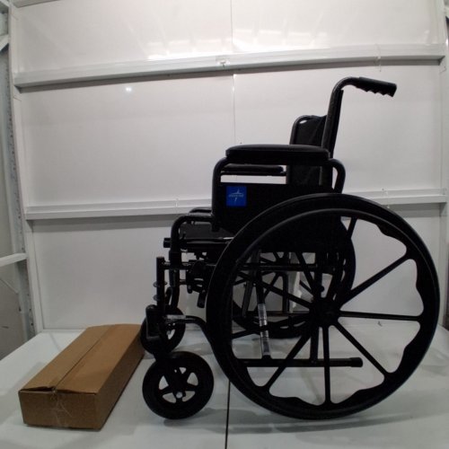 MEDLINE GUARDIAN K1 WHEELCHAIR - 16" - 300LB CAP - BLACK (MODEL: K1166N22S) image 2