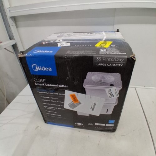 MIDEA CUBE CONVERTIBLE SMART HUMDIFIER - 16.5L CAPACITY - COVERS 3500SQ.FT. - WHITE (MODEL: MAD35S1QWT) image 6